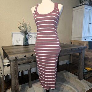 Criss-Cross Back Midi Dress